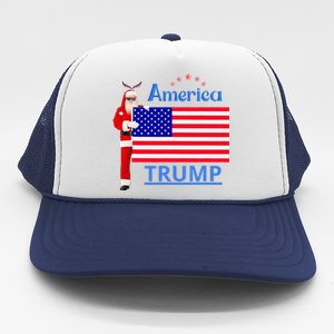 Trump A Man Of Difficult Tasks Trucker Hat