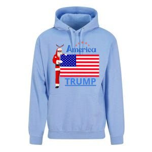 Trump A Man Of Difficult Tasks Unisex Surf Hoodie