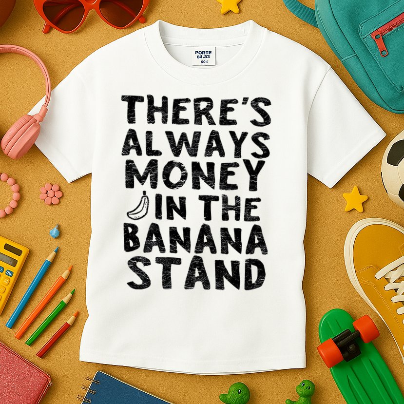 Theres Always Money In The Banana Stand Kids T-Shirt