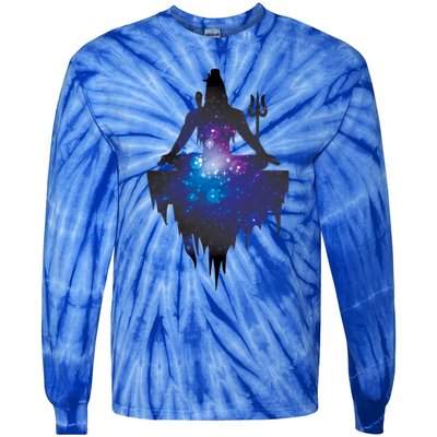 The Ancient Mystical Yogi Lord Shiva Meaningful Gift Tie-Dye Long Sleeve Shirt