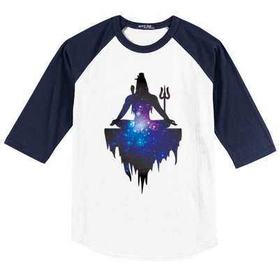 The Ancient Mystical Yogi Lord Shiva Meaningful Gift Baseball Sleeve Shirt