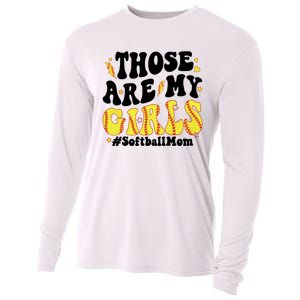 Those Are My Girl Softball Mom Cooling Performance Long Sleeve Crew