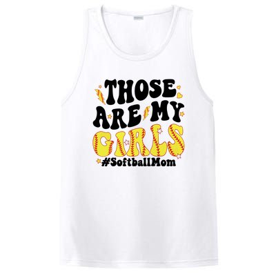 Those Are My Girl Softball Mom PosiCharge Competitor Tank