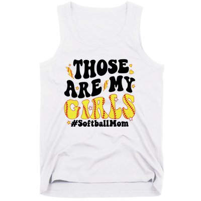 Those Are My Girl Softball Mom Tank Top