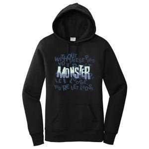 The Automatic Monster Scary Halloween Verse Lyrics Women's Pullover Hoodie