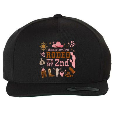 This AinT My First Rodeo Its My 2nd Girl Birthday Outfit Wool Snapback Cap