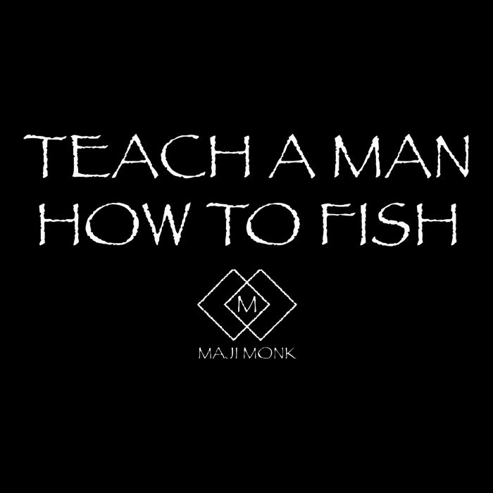 Teach A Man How To Fish Flat Bill Trucker Hat
