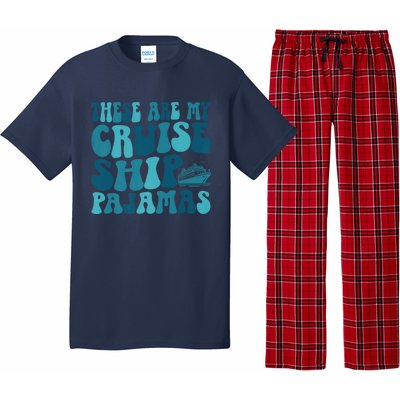 These Are My Cruise Ship Pajamas Trip Vacation Matching Pajama Set