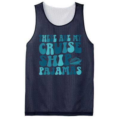 These Are My Cruise Ship Pajamas Trip Vacation Matching Mesh Reversible Basketball Jersey Tank