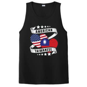 Taiwanese American Meaningful Gift Half Taiwanese Half American Flag Gift PosiCharge Competitor Tank