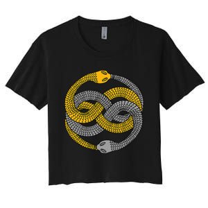 The Auryn Medallion Women's Crop Top Tee