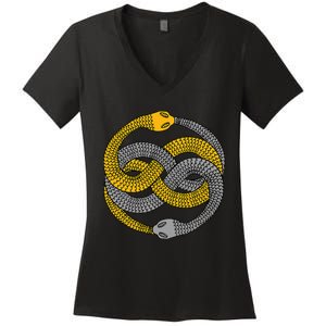 The Auryn Medallion Women's V-Neck T-Shirt