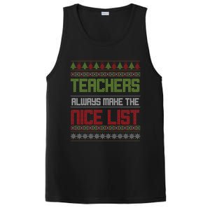 Teachers Always Make The Nice List SantaS Favorite Teacher Gift PosiCharge Competitor Tank