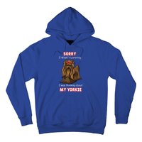 Thinking About My Yorkie Terrier Cute Gift Hoodie