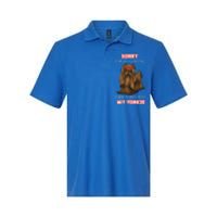 Thinking About My Yorkie Terrier Cute Gift Softstyle Adult Sport Polo