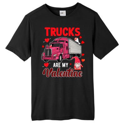 Trucks Are My Valentine Cute Hearts Funny Biker Lover Great Gift Tall Fusion ChromaSoft Performance T-Shirt