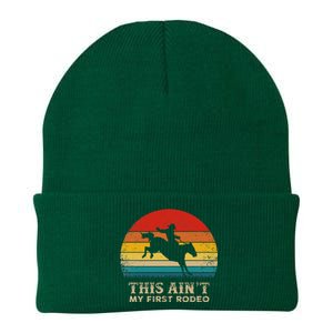 This AinT My First Rodeo Horse Riding Sunset Rodeo Knit Cap Winter Beanie