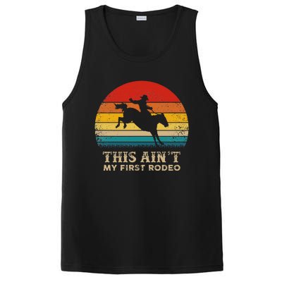 This AinT My First Rodeo Horse Riding Sunset Rodeo PosiCharge Competitor Tank