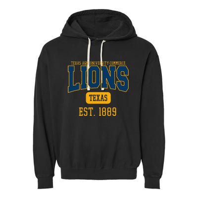 Texas A M Universitycommerce Lions Est. Date Garment-Dyed Fleece Hoodie