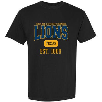 Texas A M Universitycommerce Lions Est. Date Garment-Dyed Heavyweight T-Shirt