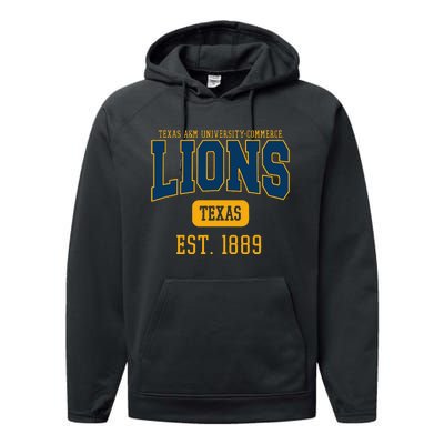 Texas A M Universitycommerce Lions Est. Date Performance Fleece Hoodie