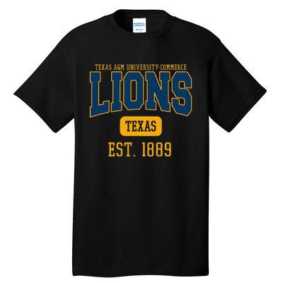 Texas A M Universitycommerce Lions Est. Date Tall T-Shirt