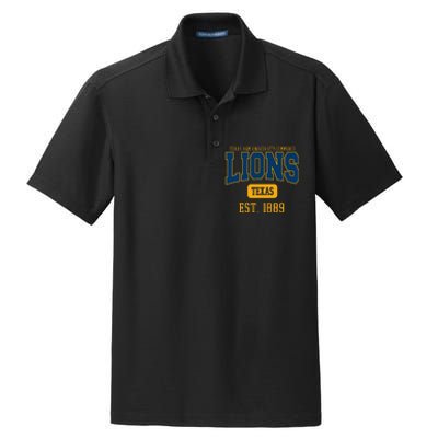 Texas A M Universitycommerce Lions Est. Date Dry Zone Grid Polo