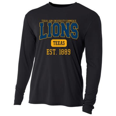 Texas A M Universitycommerce Lions Est. Date Cooling Performance Long Sleeve Crew