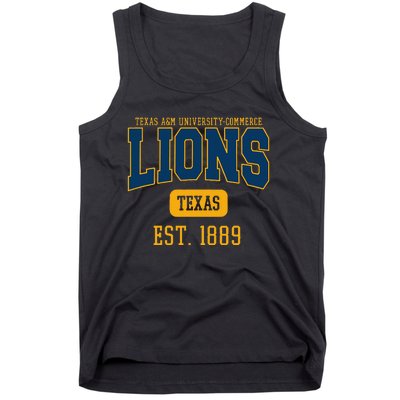 Texas A M Universitycommerce Lions Est. Date Tank Top