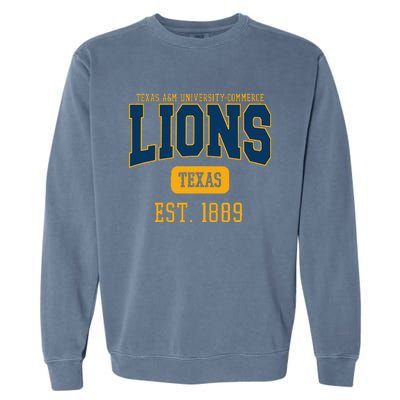 Texas A M Universitycommerce Lions Est. Date Garment-Dyed Sweatshirt