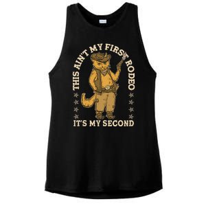 This Ain’T My First Rodeo It’S My Second Ladies PosiCharge Tri-Blend Wicking Tank