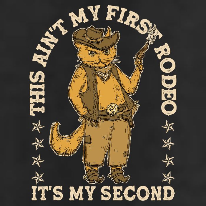 This Ain’T My First Rodeo It’S My Second Crop Fleece Hoodie