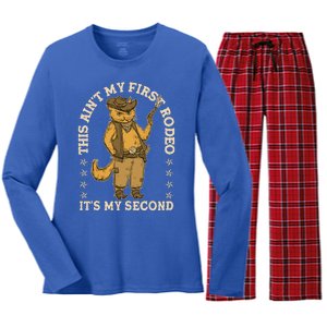 This Ain’T My First Rodeo It’S My Second Women's Long Sleeve Flannel Pajama Set 