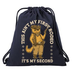 This Ain’T My First Rodeo It’S My Second Drawstring Bag