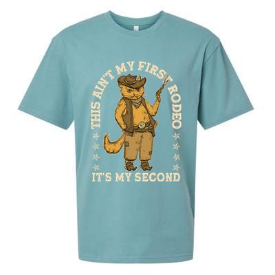 This Ain’T My First Rodeo It’S My Second Sueded Cloud Jersey T-Shirt