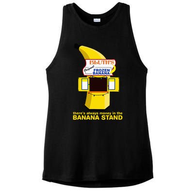 ThereS Always Money In The Banana Stand Quote Ladies PosiCharge Tri-Blend Wicking Tank