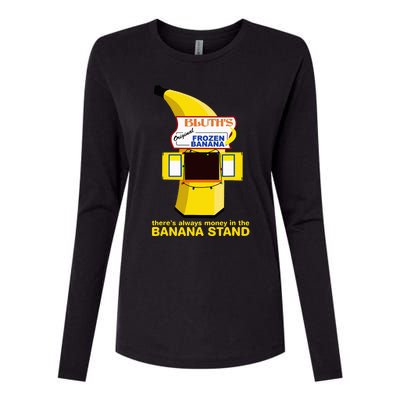 ThereS Always Money In The Banana Stand Quote Womens Cotton Relaxed Long Sleeve T-Shirt