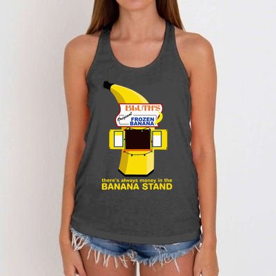 ThereS Always Money In The Banana Stand Quote Women's Knotted Racerback Tank