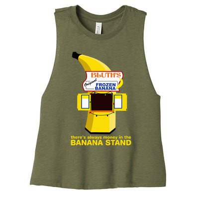 ThereS Always Money In The Banana Stand Quote Women's Racerback Cropped Tank