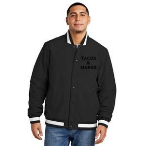 Tacos And Margs Funny Cinco De Mayo Tacos And Margaritas Insulated Varsity Jacket