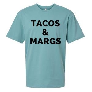 Tacos And Margs Funny Cinco De Mayo Tacos And Margaritas Sueded Cloud Jersey T-Shirt