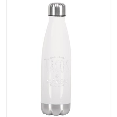 Tacos And Margs, Cinco De Mayo, Margarita Fiesta Stainless Steel Insulated Water Bottle