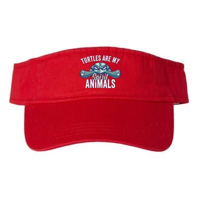 Turtle Are My Spirit Animals Gift For Turtle Lover Valucap Bio-Washed Visor