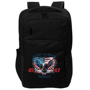 Trump A Mania 2024 Brother 45 47 Impact Tech Backpack