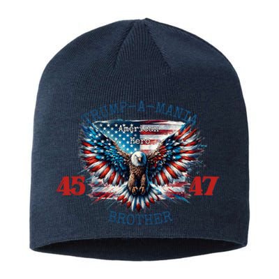 Trump A Mania 2024 Brother 45 47 Sustainable Beanie