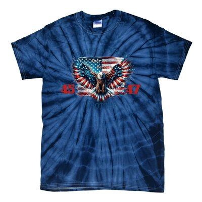 Trump A Mania 2024 Brother 45 47 Tie-Dye T-Shirt