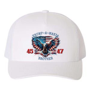 Trump A Mania 2024 Brother 45 47 Yupoong Adult 5-Panel Trucker Hat