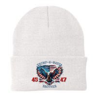 Trump A Mania 2024 Brother 45 47 Knit Cap Winter Beanie