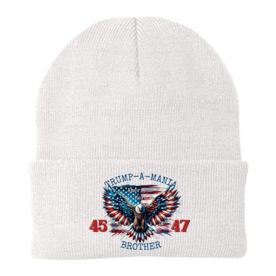 Trump A Mania 2024 Brother 45 47 Knit Cap Winter Beanie