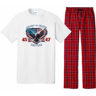 Trump A Mania 2024 Brother 45 47 Pajama Set